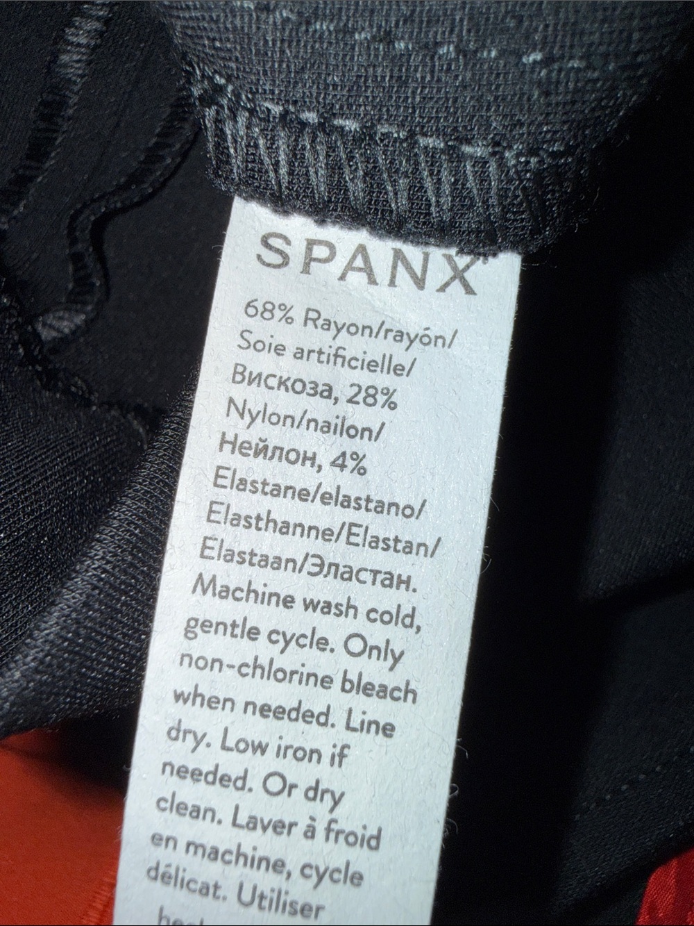 Spanx The Perfect Ponte A-Line Dress in Black Size Large - Picture 10 of 11